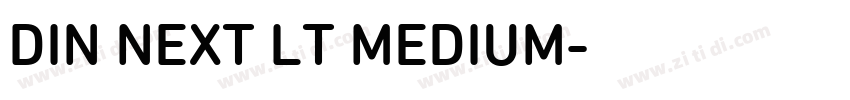 DIN NEXT LT MEDIUM字体转换